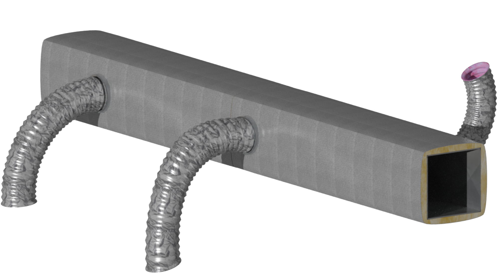 Ducto flexible Termochisa Aislamientos Térmicos y Acústicos